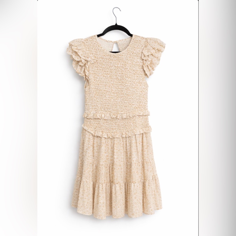 Cleobella Smocked Ruffle Dress – Small Organic Cotton Blend Festival Rodeo - Picture 5 of 13